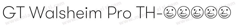 GT Walsheim Pro TH字体转换